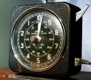 Vintage Darkroom Timer Smith Clock Timer Vintage Smiths Darkroom Interval Timer