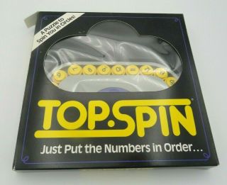 Vintage Topspin Puzzle Game By Binary Arts Corporation