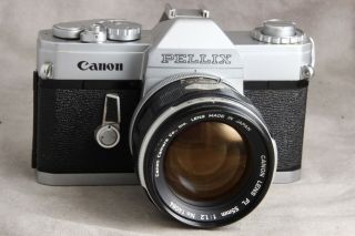 Canon Pellix W/ 55mm 1.  2 Fl Lens