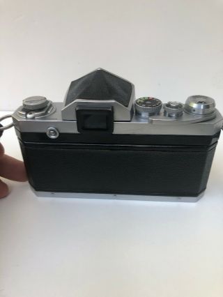 Vintage NIKON F camera.  Low Serial No.  NIKKOR Q Lens 12