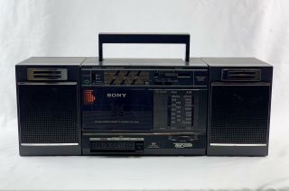 Vintage Sony Boombox Cfs - 3000 Fm/am Stereo Cassette Player Retro