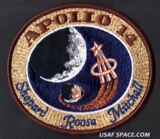 Apollo 14 Lion Brothers Vintage Nasa Hallmarked Cloth Back Space Patch