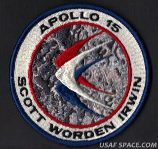 Apollo 15 Lion Brothers Vintage Nasa Hallmarked Cloth Back Space Patch