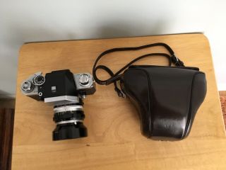 Nikon F 35mm Film Camera With 2 Telephoto Lenses 2