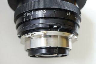 LOMO ANAMORPHIC 35mm.  lens with PL mount. 7