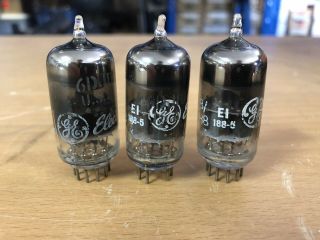 3 Vintage General Electric Ge 6dj8 6922 E88cc Vacuum Tubes Guaranteed