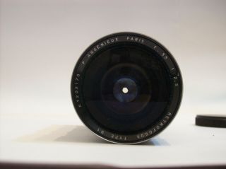 VERY RARE P.  ANGENIEUX 2.  5/35 FUNCTIONAL 35MM 2.  5 M39 LEICA MOUNT MADE WIDE LENS 10