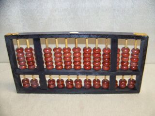 Vintage 91 Bead Wooden 14 3/4 X 7 1/4 Abacus By The Lotus Flower Brand 4