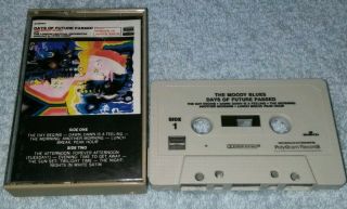 Vintage The Moody Blues Days Of Future Past Cassette Tape
