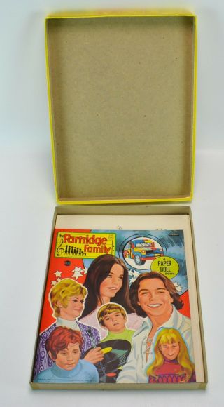 1970 PARTRIDGE FAMILY PAPER DOLL SET DAVID CASSIDY TOY VINTAGE PLAY GAME 2