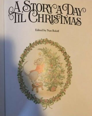 A Story A Day Til Christmas Vintage 1989 Book Hardback 2