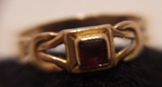 VINTAGE OSTBY BARTON 10K GOLD BABY RING SIGNED HALLMARKED 5