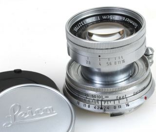Leitz Leica 50mm (5cm) F2.  0 Summaron M - Mount Lens