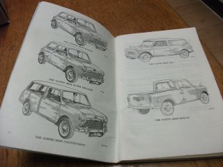 Vintage 1966 AUSTIN MINI Driver ' s Handbook BMC PUBLICATION 3
