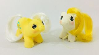 My Little Pony G1 Vintage Newborn Twins Big Top & Toppy