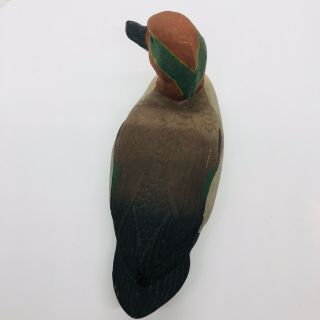 Vintage Duck Decoy Brileyco Green Winged Teal By B.  Johnson 9/1988 5