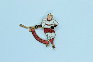 Vintage Lions Ice Hockey Club Enamel Badge.