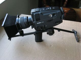 Bauer A512 8mm Camera w/Schneider 6 - 70mm,  f1.  /8 Multi - Coated Lens,  Bolex 3