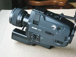 Bauer A512 8mm Camera w/Schneider 6 - 70mm,  f1.  /8 Multi - Coated Lens,  Bolex 7