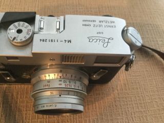 Leica M4 35mm Range Finder Film Camera with Leitz Summicron Lens 11