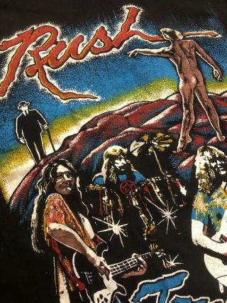Vintage Rush 1980 Tour Concert Tour Shirt 3
