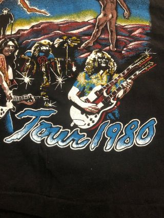 Vintage Rush 1980 Tour Concert Tour Shirt 4