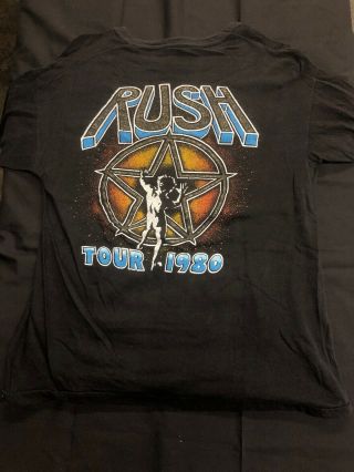 Vintage Rush 1980 Tour Concert Tour Shirt 5