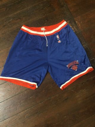Vintage Champion York Knicks Basketball Game Shorts - 80s/90s Men Size L