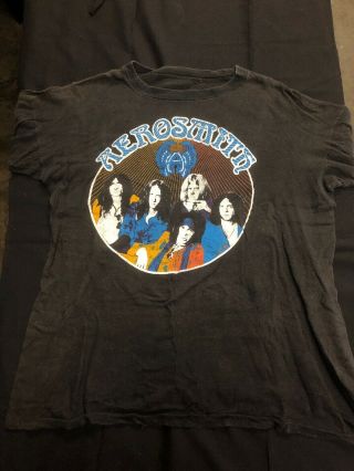 Vintage Early Aerosmith Concert Shirt