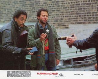 Gregory Hines,  Billy Crystal " Running Scared " Vintage Movie Still - Mini Lobby Card