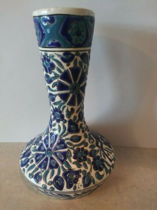 Vintage Greek Hand Made Arris Ceramic Rhodes Vase 2