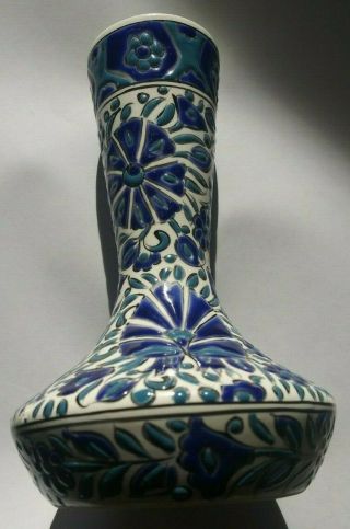 Vintage Greek Hand Made Arris Ceramic Rhodes Vase 4