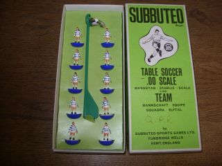 Vintage Subbuteo Hw Team 11 - Qpr (in Number Label Box)