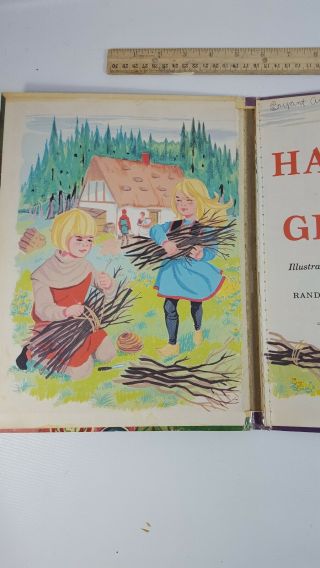 Hansel and Gretel/ rand mcnally /giant book/vintage/ Kay Lovelace smith/ 4
