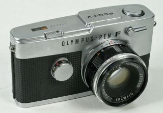 Olympus Pen - Fv Slr Half - Frame Camera With Lens