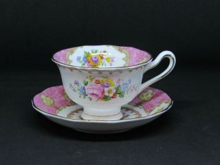 Vintage Royal Albert " Lady Carlyle " Bone China Teacup And Saucer