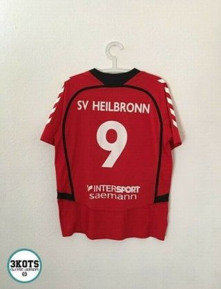 Sv Heilbronn 2015 Hummel Home Match Worn Football Shirt M Vintage Soccer Jersey