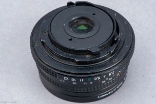 Contax RTS w/ 45mm f/2.  8 Tessar Lens and Domke Strap 6