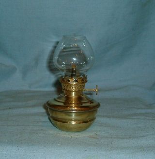 Vintage - Brass Kelly / Pixie / Nursery Oil Lamp