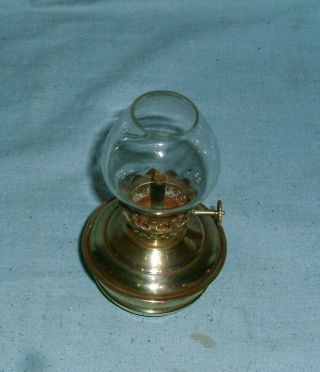 Vintage - Brass Kelly / Pixie / Nursery Oil Lamp 2