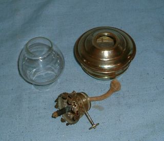 Vintage - Brass Kelly / Pixie / Nursery Oil Lamp 4