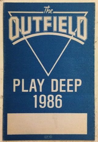 The Outfield Vintage Concert Tour Backstage Pass