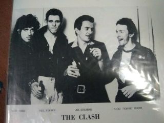 Vtg The Clash Rare Live 1979 Nyc Concert 2 Vinyl Lp 