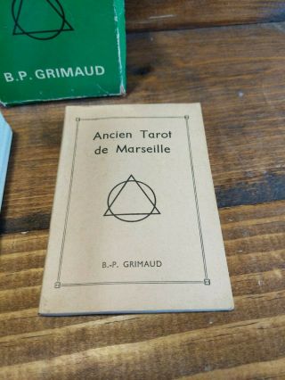 Vintage BP Grimaud Tarot of Marseilles Cards France 1963 78 cards 3