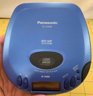 Panasonic Vintage Portable CD Player SL - S292 S - XBS Anti - Shock 2