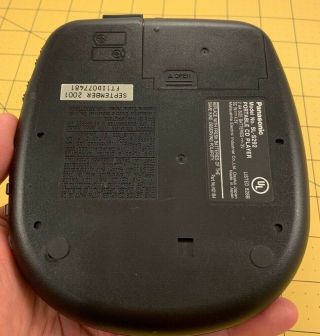 Panasonic Vintage Portable CD Player SL - S292 S - XBS Anti - Shock 3
