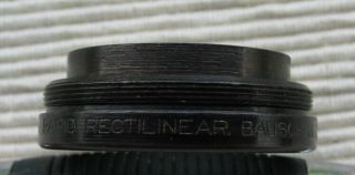 Vintage Bausch & Lomb Rapid Rectilinear Lens Front Element