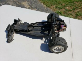 Vintage Traxxas Rustler 2wd Chassis.  Traxxas Rc Car Parts