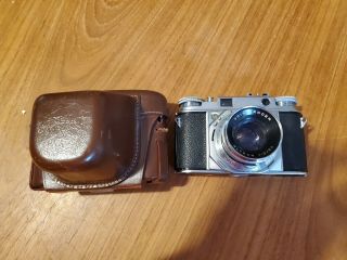 Vintage Voigtlander Prominent Camera W/case & Voightlander Ultron F2 50mm Lens