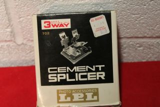 Vintage Lpl 3 Way Cement Splicer 8 Regular 8 - 16 Mm